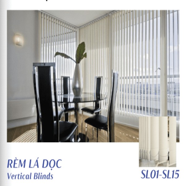 Rèm lá dọc Sankaku 1